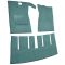 63 Ford Galaxie Complete Carpet 05 Aqua