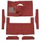 63-65 Mercury Comet Complete Carpet 07 Dark Blue
