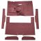 60-65 Mercury Comet Complete Carpet 13 Maroon