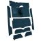 63-65 Mercury Comet Complete Carpet 06 Ford Blue