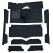 63-65 Mercury Comet Complete Carpet 07 Dark Blue