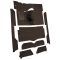 63-65 Mercury Comet Complete Carpet 10 Dark Brown