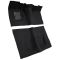 63-64 Ford Galaxie Complete Carpet 01 Black