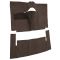 61-61 Mercury Meteor Complete Carpet 10 Dark Brown