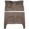 63-64 Ford Galaxie Complete Carpet 10 Dark Brown