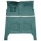 60-62 Ford Country Sedan Complete Carpet 05 Aqua