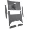 60-65 Ford Falcon Complete Carpet 01 Black