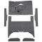 60-65 Ford Falcon Complete Carpet 01 Black