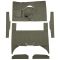 60-65 Ford Falcon Complete Carpet 18 Silver