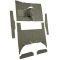 60-65 Ford Falcon Complete Carpet 18 Silver