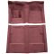 60-65 Mercury Comet Complete Carpet 13 Maroon