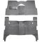 57 Chevrolet Bel Air Complete Carpet 01 Black