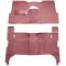 57 Chevrolet Bel Air Complete Carpet 13 Maroon