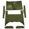 60-65 Ford Falcon Complete Carpet 14 Moss Green