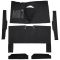 60-65 Ford Falcon Complete Carpet 01 Black