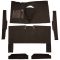 60-65 Ford Falcon Complete Carpet 10 Dark Brown