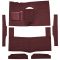63-65 Mercury Comet Complete Carpet 13 Maroon