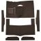 63-65 Ford Falcon Complete Carpet 10 Dark Brown