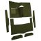 63-65 Ford Falcon Complete Carpet 14 Moss Green