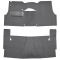 56 Chevrolet Bel Air Complete Carpet 01 Black
