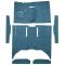60-65 Ford Falcon Complete Carpet 06 Ford Blue