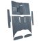 60-65 Ford Falcon Complete Carpet 07 Dark Blue