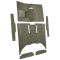 60-65 Ford Falcon Complete Carpet 18 Silver