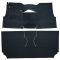 57 Chevrolet Bel Air Complete Carpet 07 Dark Blue