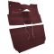 57 Chevrolet Bel Air Complete Carpet 13 Maroon