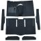 63-65 Mercury Comet Complete Carpet 07 Dark Blue
