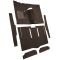 63-65 Mercury Comet Complete Carpet 10 Dark Brown