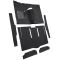 63-65 Ford Falcon Complete Carpet 01 Black