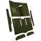 63-65 Ford Falcon Complete Carpet 14 Moss Green