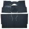 57 Chevrolet Bel Air Complete Carpet 07 Dark Blue