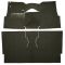 57 Chevrolet Bel Air Complete Carpet 18 Silver