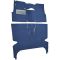 57 Chevrolet Bel Air Complete Carpet 01 Black