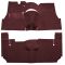 55-57 Pontiac Chieftain Complete Carpet 13 Maroon