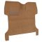 57-60 Ford F-100 Pickup Complete Carpet 10 Dark Brown