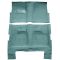 58 Chevrolet Del Ray Complete Carpet 05 Aqua