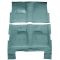 58 Chevrolet Del Ray Complete Carpet 15 Teal