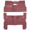 57-57 Chevrolet Bel Air Complete Carpet 13 Maroon