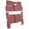 57-57 Chevrolet Bel Air Complete Carpet 13 Maroon