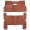 57-57 Chevrolet Bel Air Complete Carpet 21 Burnt Orange