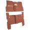 57-57 Chevrolet Bel Air Complete Carpet 21 Burnt Orange
