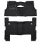 55-55 Chevrolet Bel Air Complete Carpet 01 Black