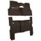 55-55 Chevrolet Bel Air Complete Carpet 10 Dark Brown