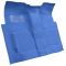 66-66 GMC C1000 Pickup Complete Carpet 25 Blue Green