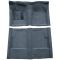 60-65 Mercury Comet Complete Carpet 07 Dark Blue