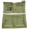 66-69 Mercury Comet Complete Carpet 14 Moss Green