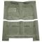 66-70 Plymouth Belvedere Complete Carpet 30 Dark Olive Green